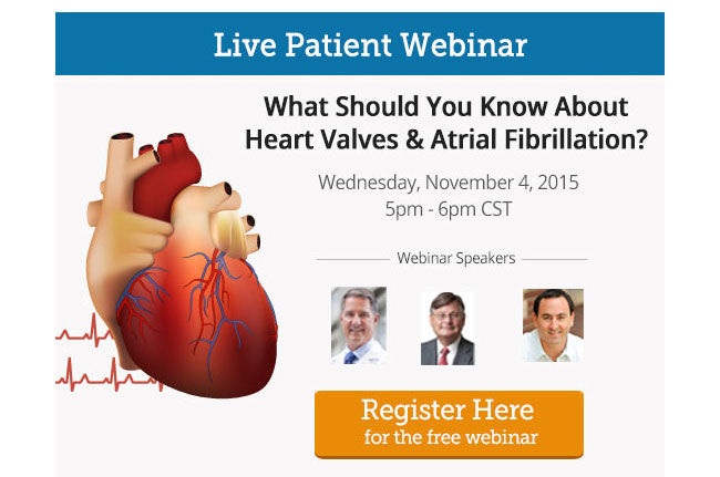 Heart Valve &amp; Atrial Fibrillation Webinar