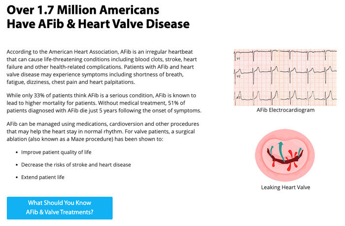 Atrial Fibrillation &amp; Heart Valve Disease Prevalence