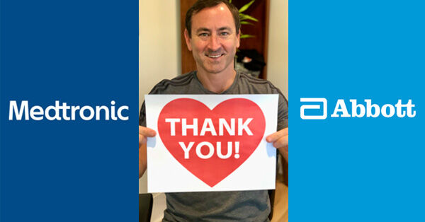 Adam Pick Thanks Medtronic &amp; Abbott for Support During COVID