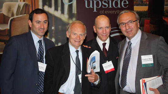 Dr. Alain Carpentier, Adam Pick, Dr. David Adams &amp; Dr. Fred Mohr At Mitral Conclave