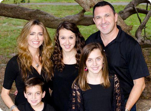 Jeff &amp; Family Dressed In Black