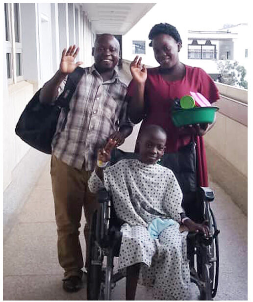 Nsimire and her family