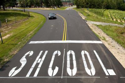 Typo Of School On Street