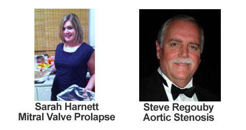Steve Regouby (Aortic Stenosis) &amp; Sarah Harnett (Mitral Valve Prolapse)