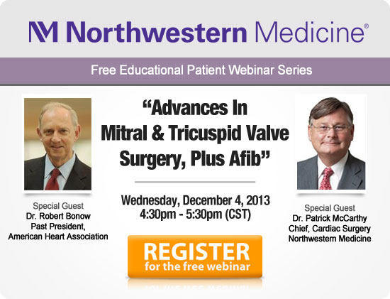Webinar with Drs. Bonow &amp; McCarthy About Valve Disease and Atrial Fibrillation