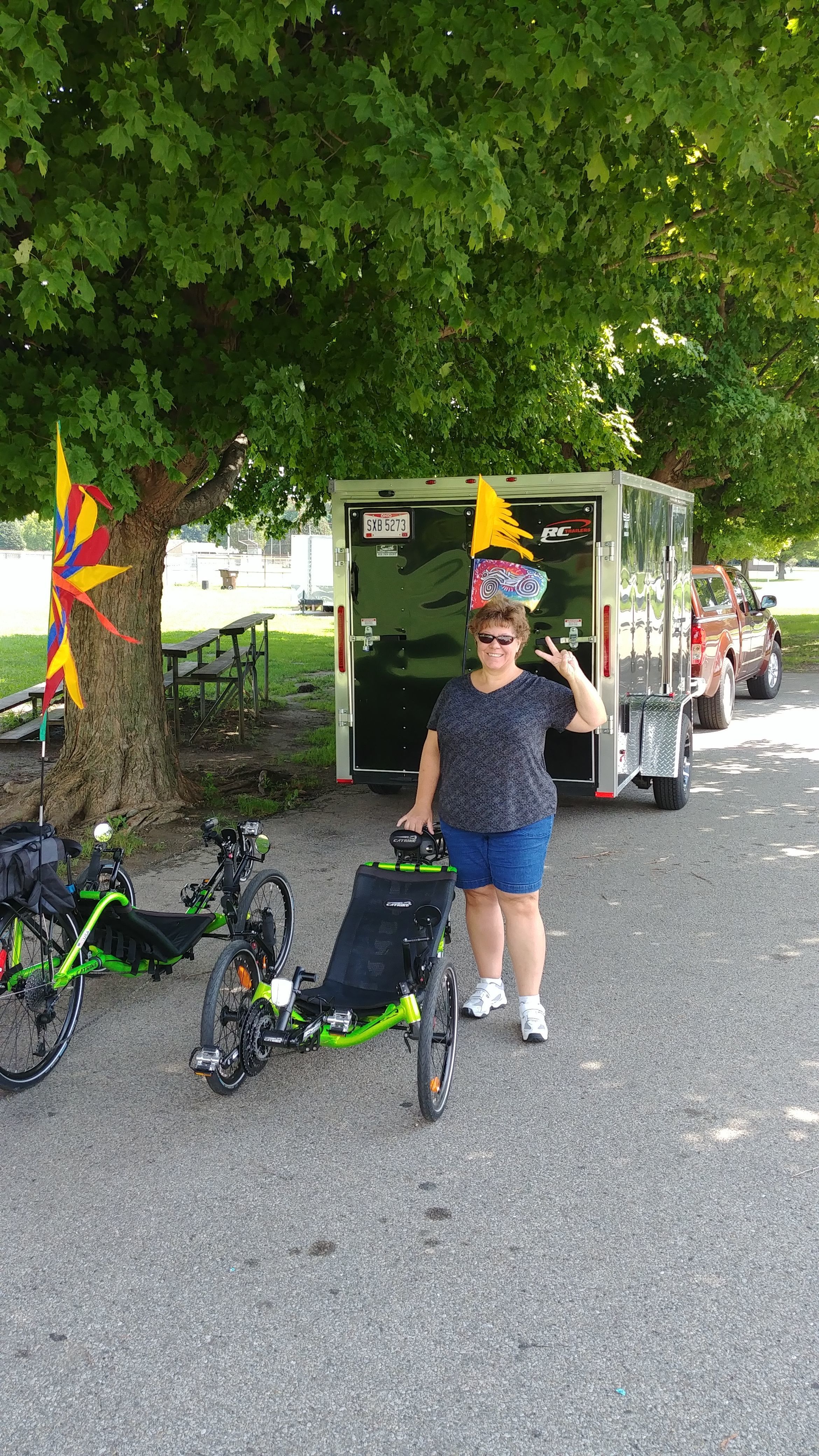 Here I am, exactly two short months after minimally invasive aortic valve replacement surgery--ready to get back on my trike (after2years!). I feel great, and am ready to enjoy life again!!!