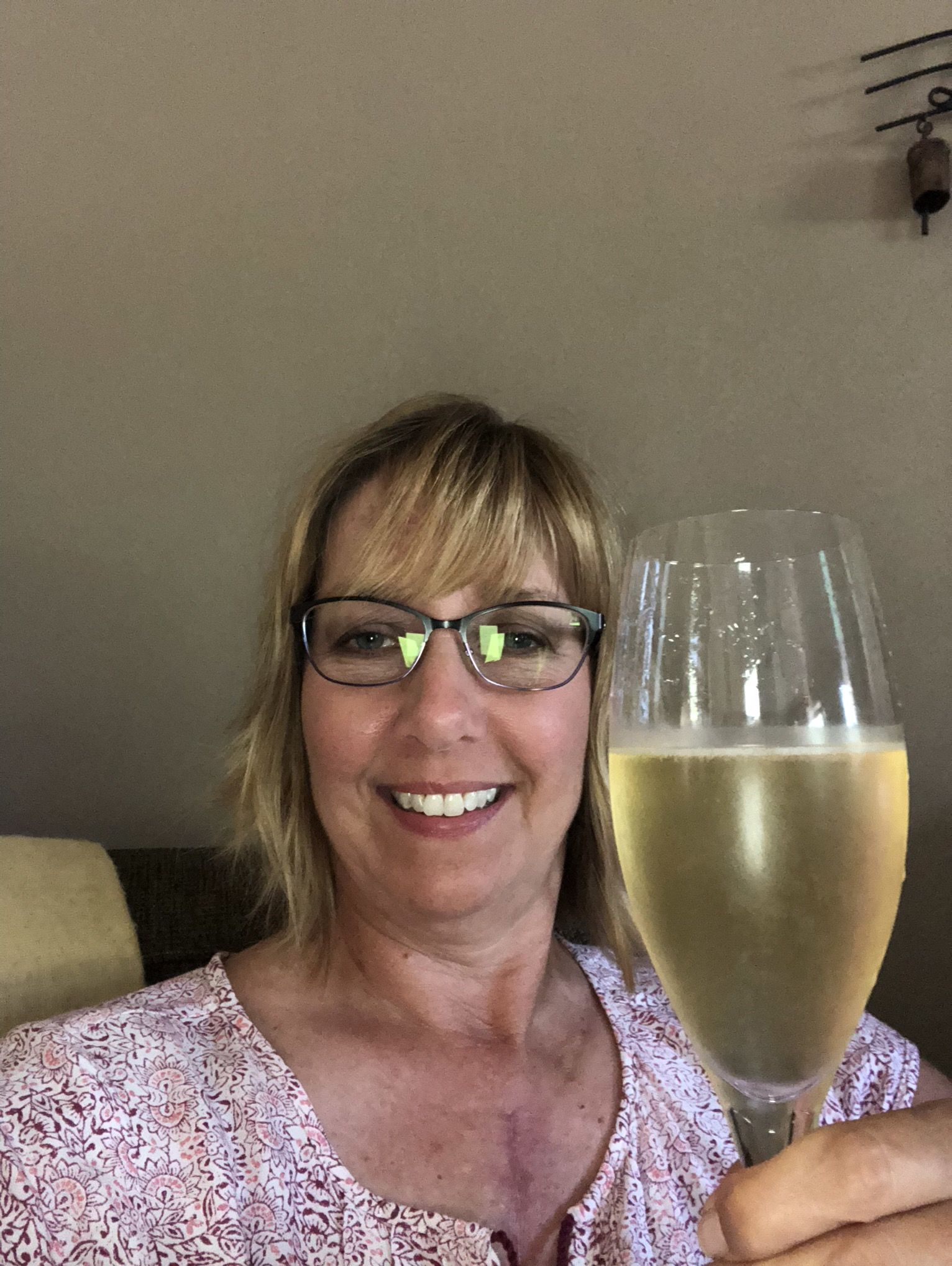 Celebrating! Three months post surgery. No more restrictions, no more cardiac rehab, no more Warfarin. Life is certainly good!!