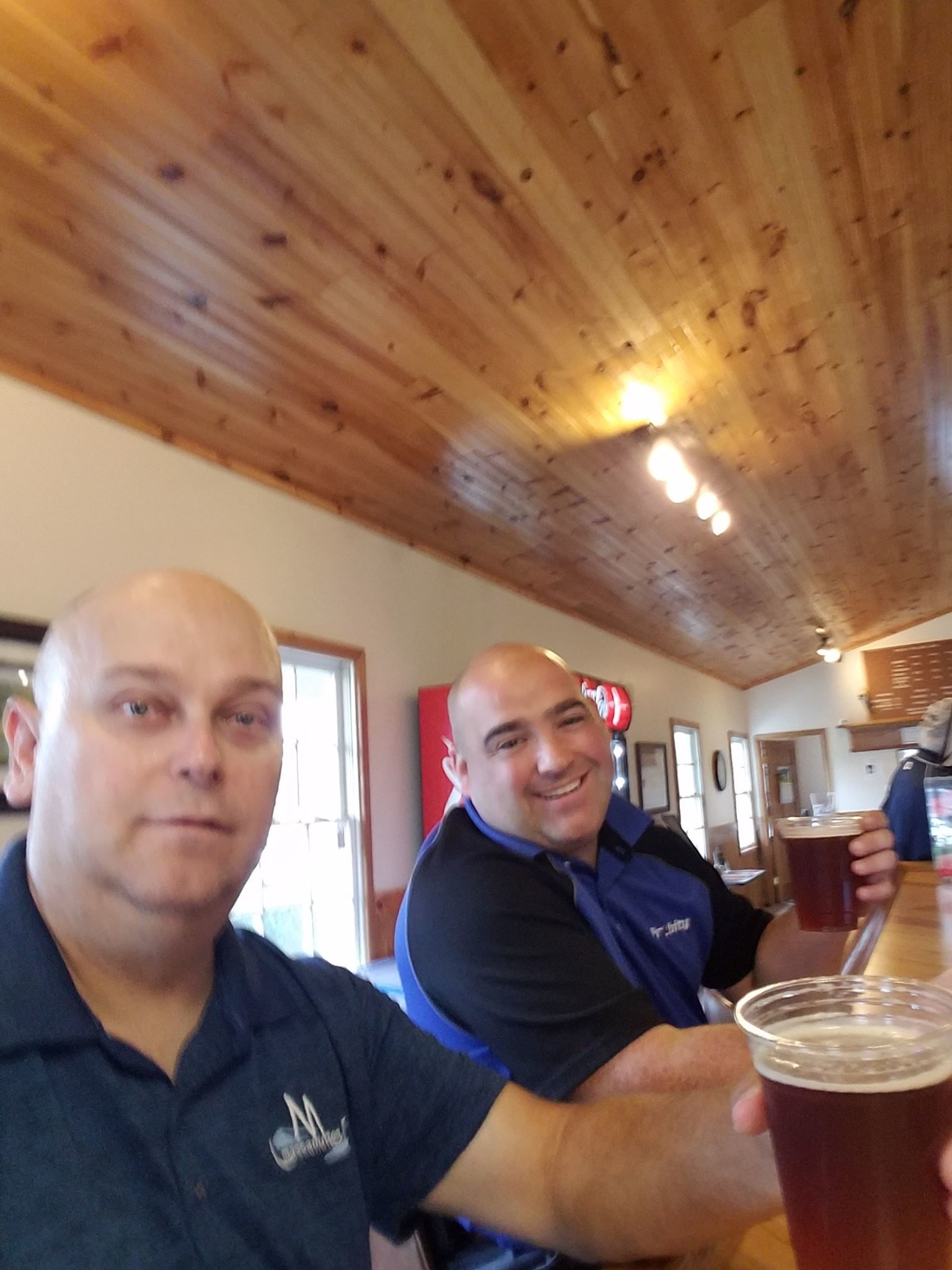 I am the one in the front. This was after a nice day on the golf course. I am not that young sailor in my profile pic. That was 30 years ago.
