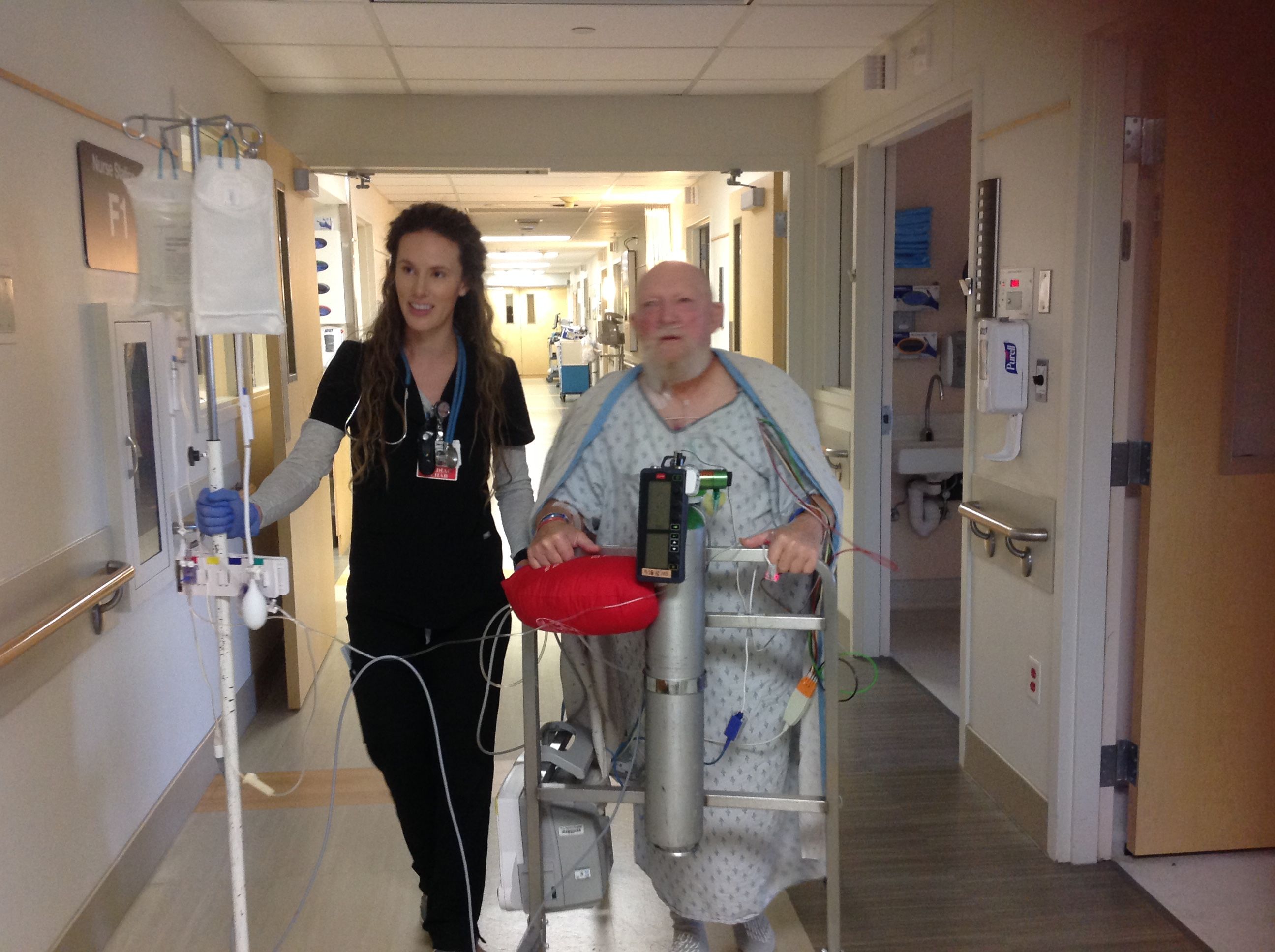 He's on his way to a quick recovery!