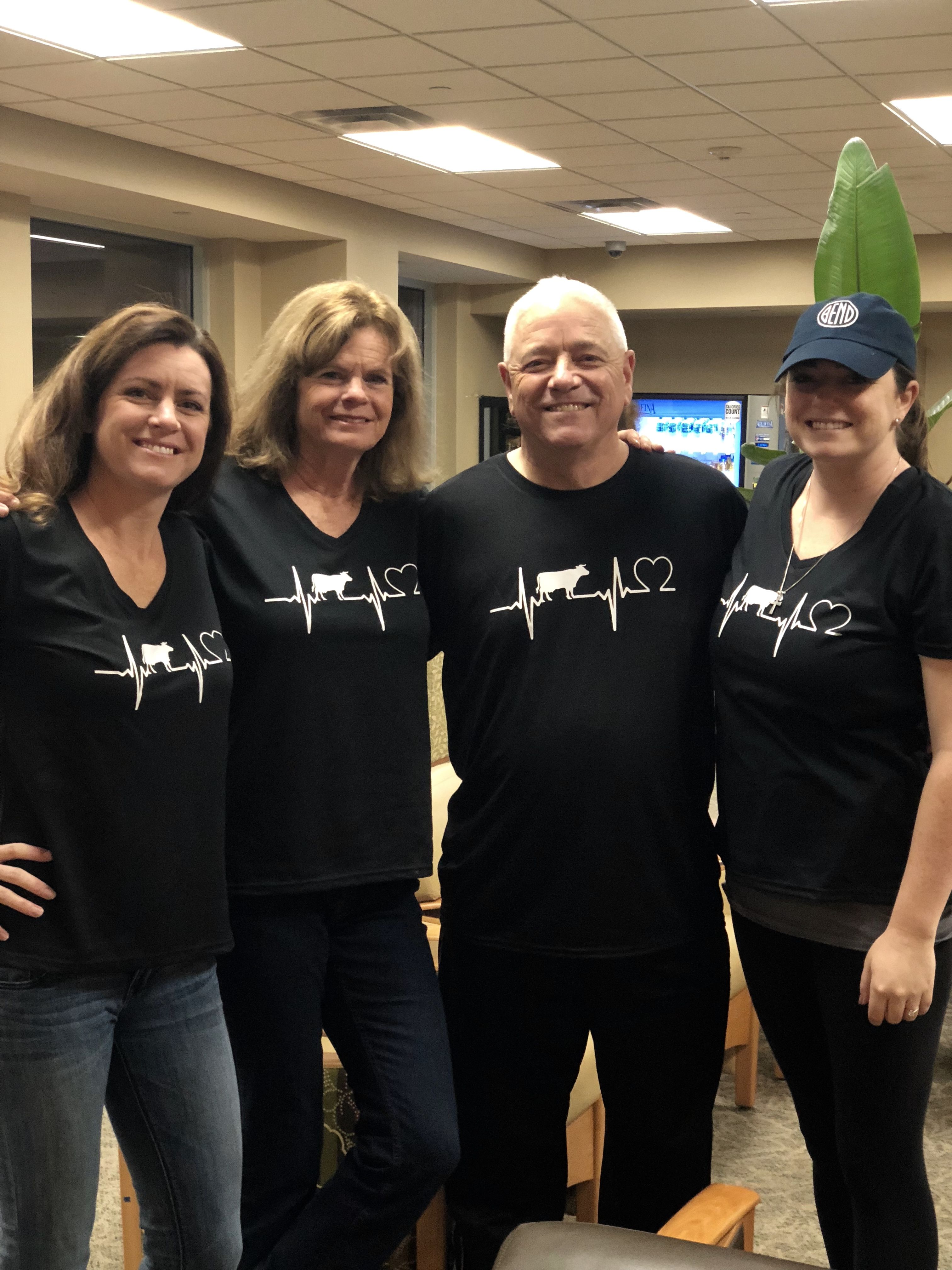 9 months ago, Dr. Mehall replaced my aortic valve with a bovine tissue valve. My wife and daughters had these commemorative t-shirts made. Our â€œsupport â€œ groups help us fight through recovery â¤ï¸â¤ï¸â¤ï¸