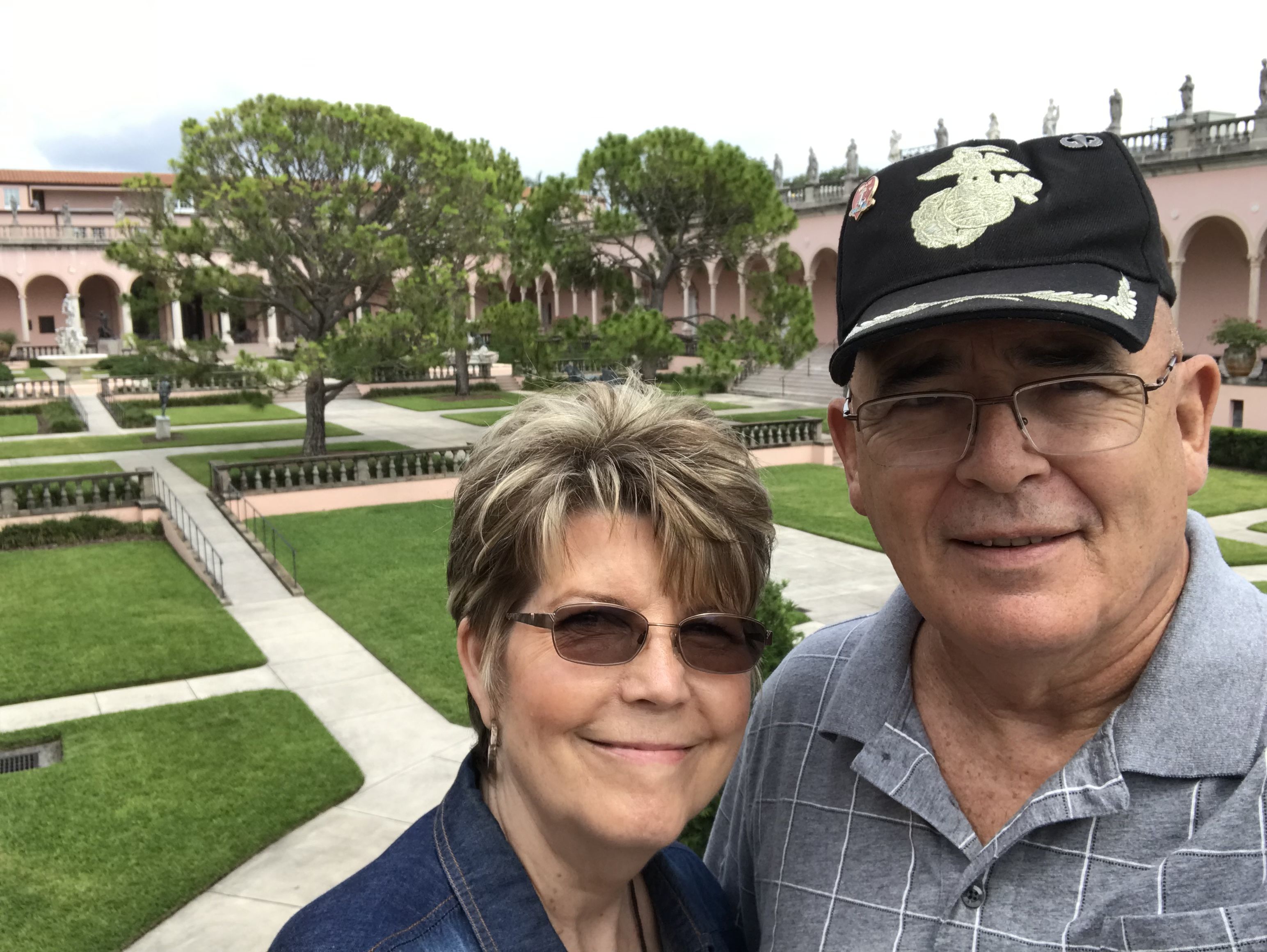 Visiting the Ringling Museum in Sarasota, to celebrate our 50th anniversary! So grateful to God for all our blessings! â¤ï¸