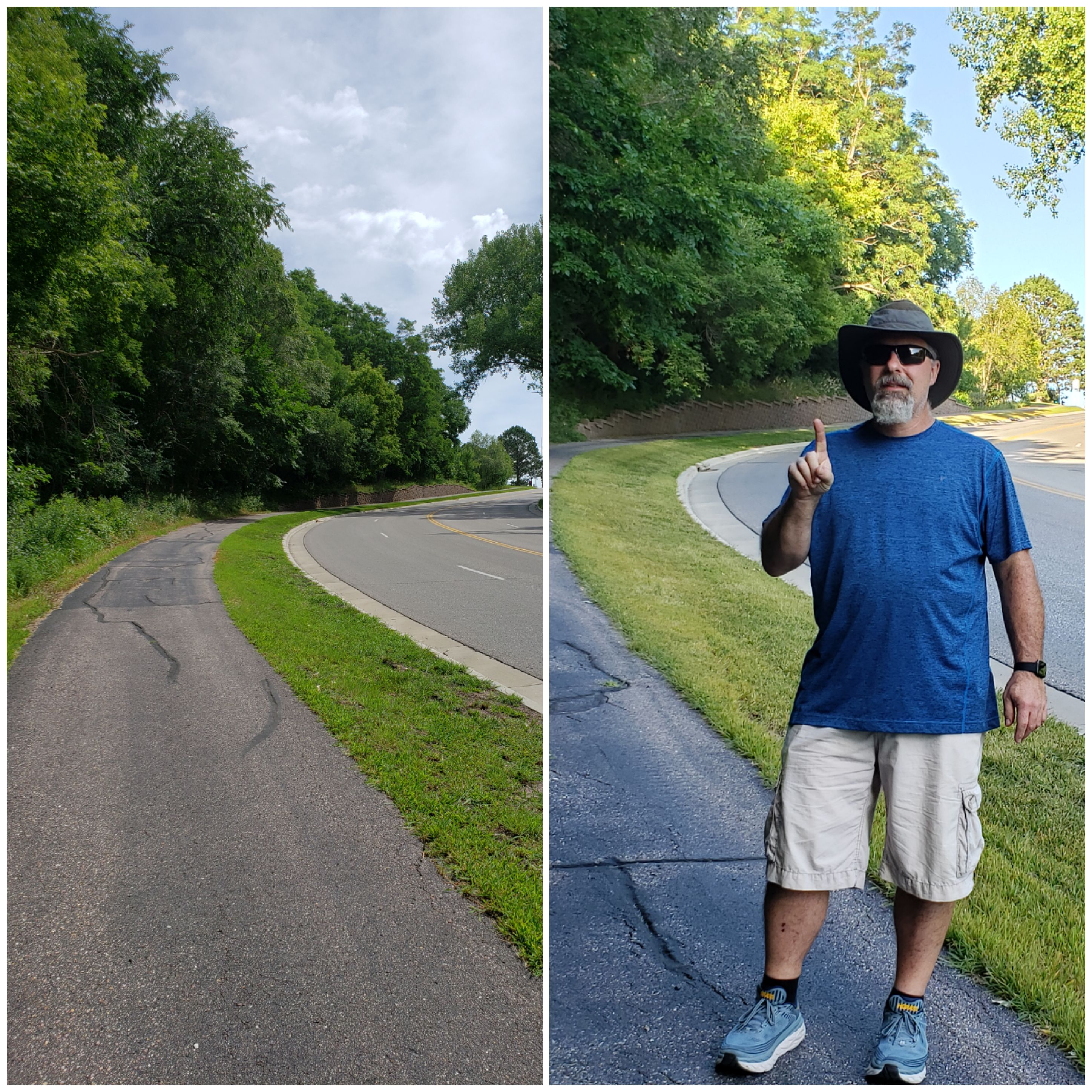 Same Hill 1 year later.
Hello Heart Warriors! It's been a busy year but, I'm happy to report
at my 1 year follow up visit at the "Mayo" last week, my
ON-X mechanical valve", is performing beautifully, like a well oiled machine. My cardiologist was ve