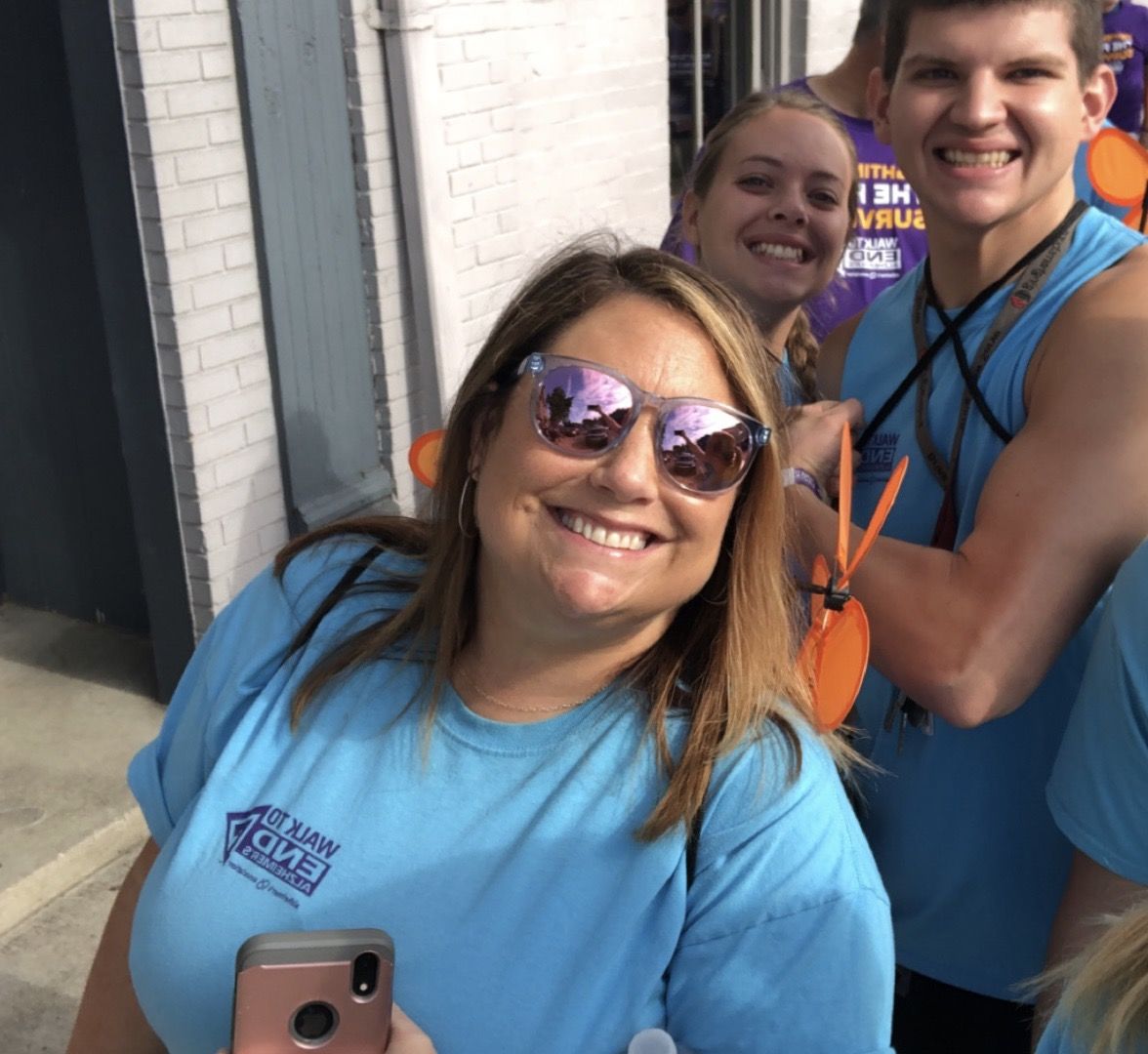 Walk to End Alzheimerâ€™s 2019.
7 weeks and 3 days post op!!