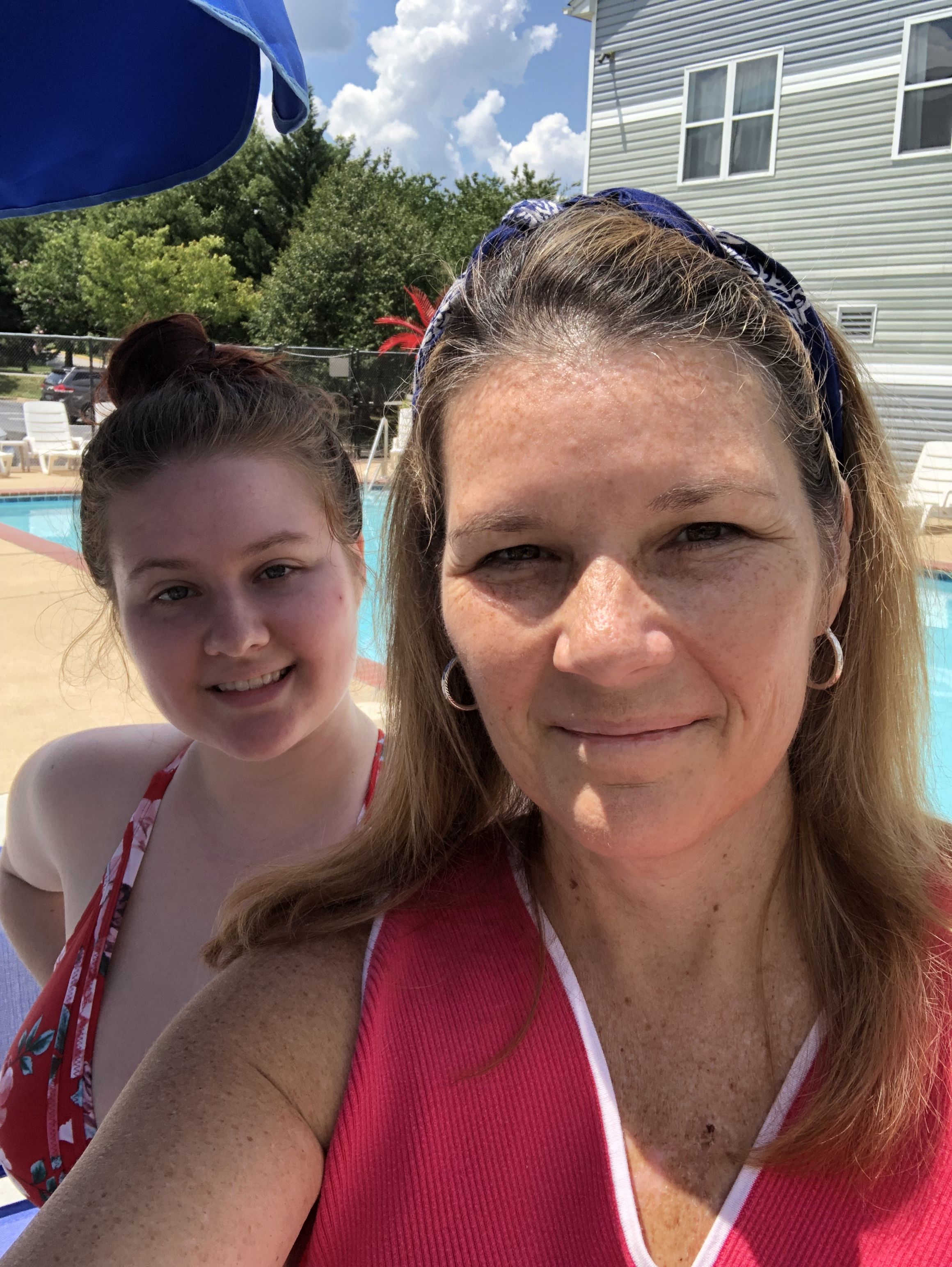 Recovering poolside?