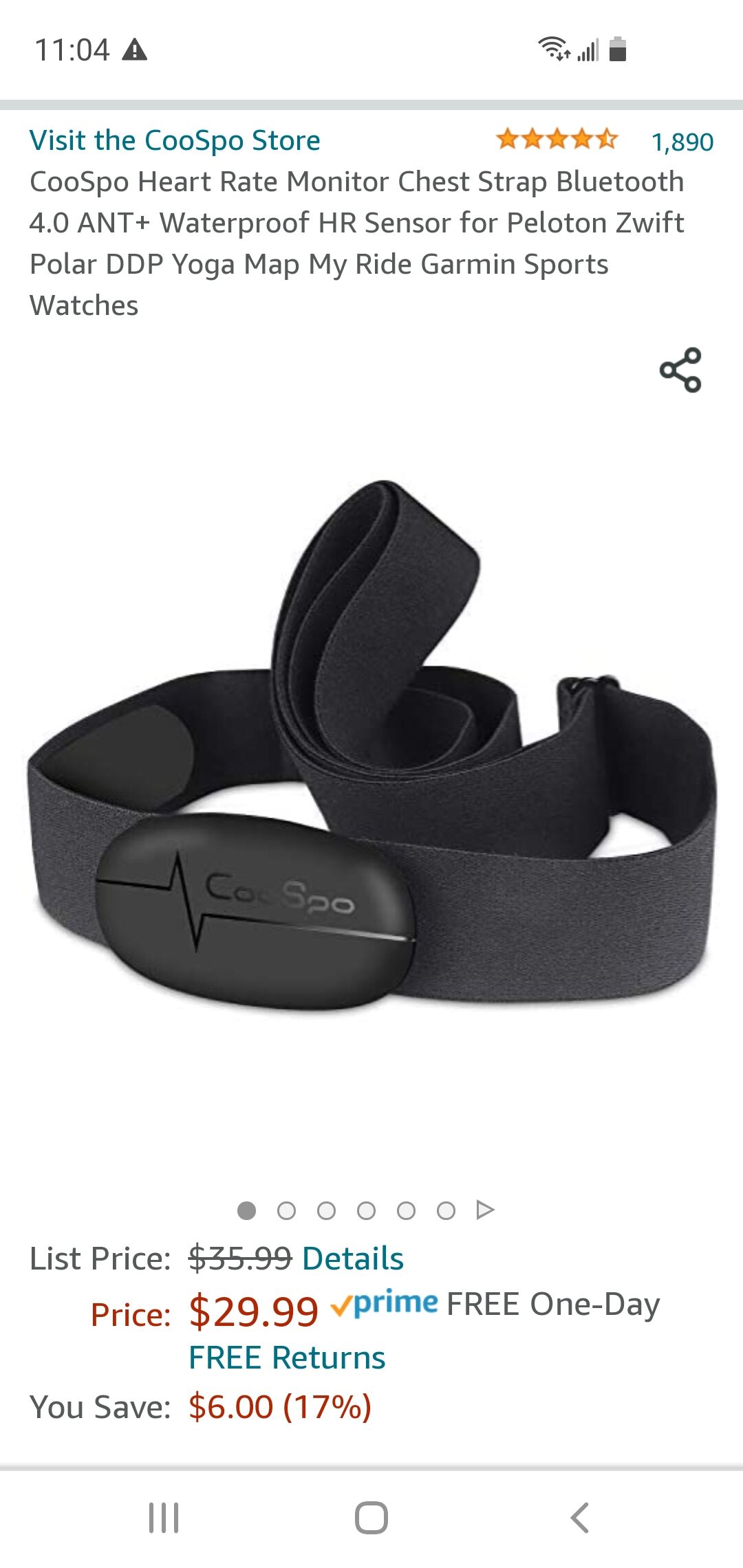 I've seen people on here asking about getting back into exercising post surgery. I have found this affordable heart monitor to be accurate and it gives you that extra piece of mind similar to what you get at cardio rehab. It works with various exercise a