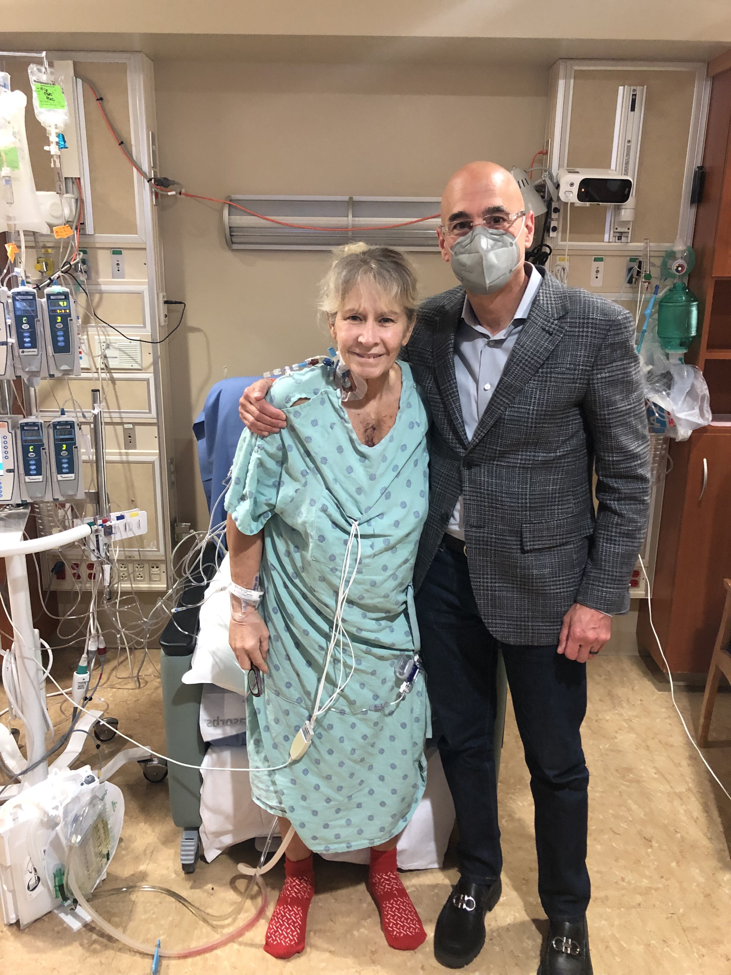 Me and Dr. Gerdisch. The man who saved my life and is the best Cardiothoracic Surgeon!!!
