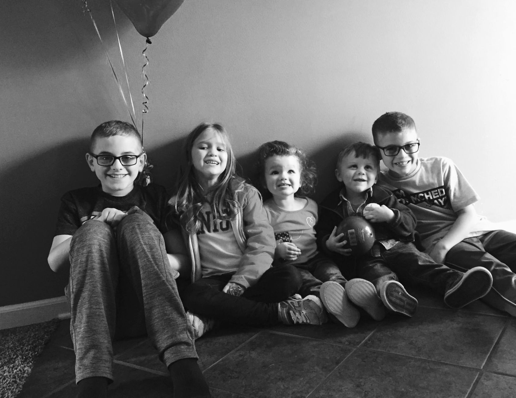 My 5 precious grandchildren: Bryson, Genevieve, Coralynn, Micah and Dominic. Little Micah is now 28 months old - he was born with TGA and
had open heart surgery at 4 days old. He and I share a special bond.
â¤ï¸â¤ï¸â¤ï¸â¤ï¸â¤ï¸