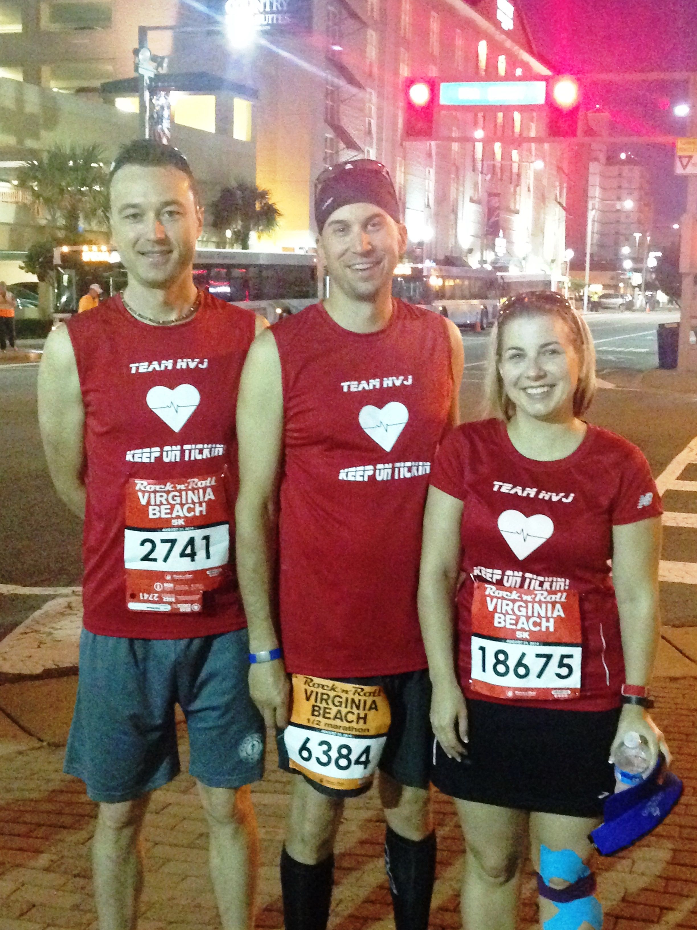 Team HVJ...well the AM crew, Robin and her son met up with us later at the Corrals. From Left to Right, Scott Newson, Me, Shea (my wife)