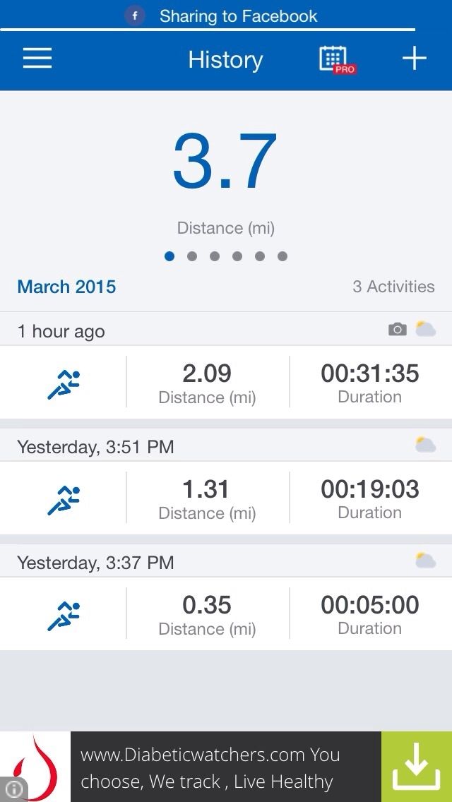 Recent runs!