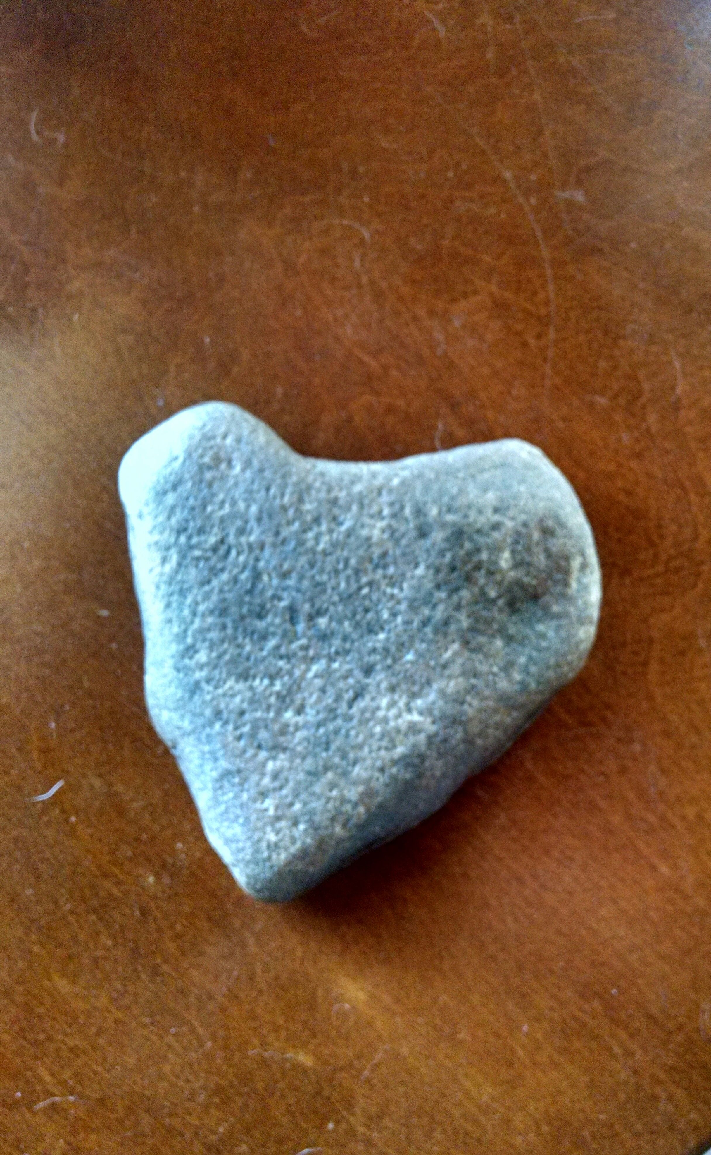 My friend gave me this stone she found in the desert. She left it at my doorstep with a Happy Heart day card. Wanted to share it with all my heart valve friends.