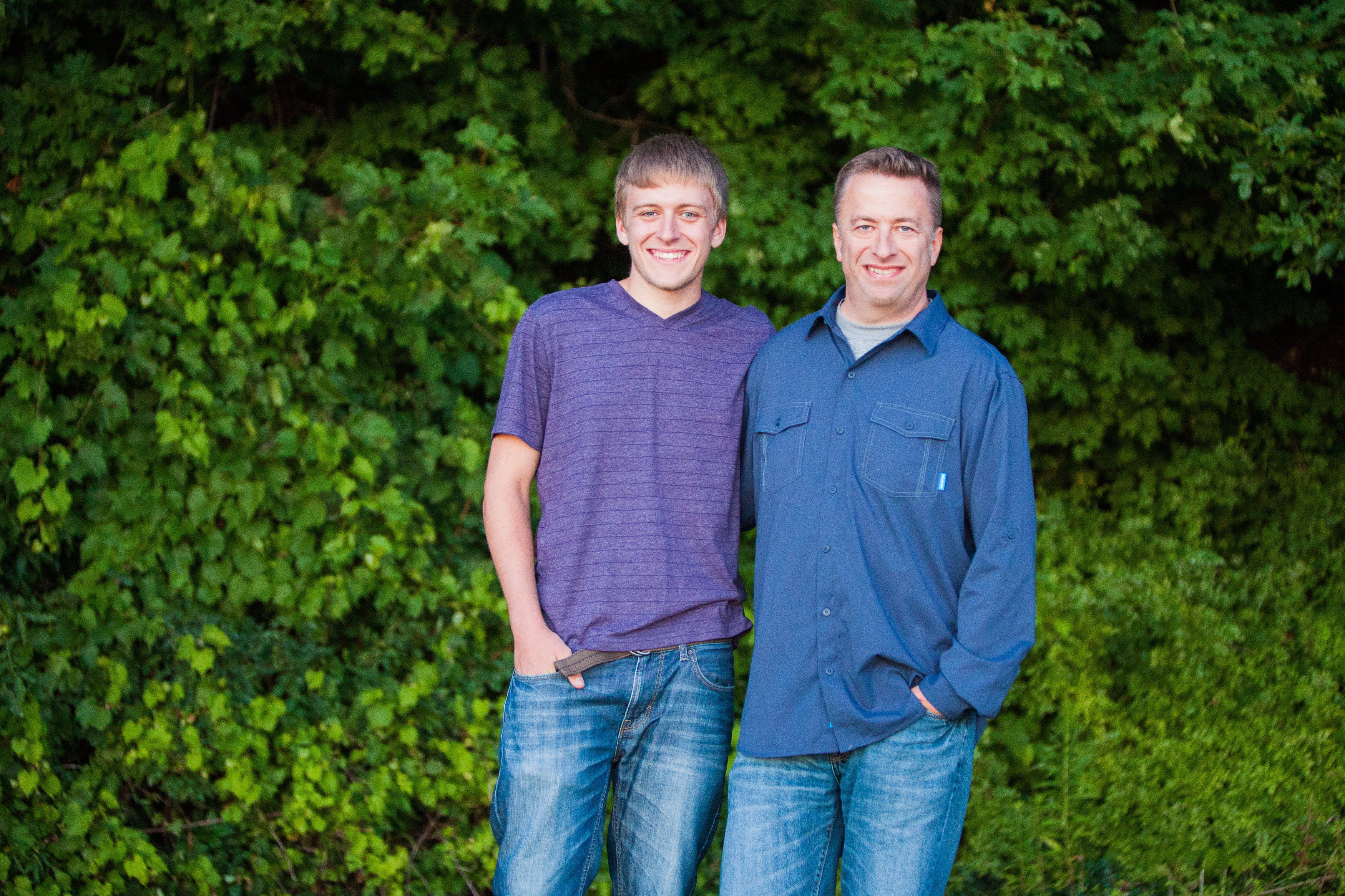 Me any my son, Sam.