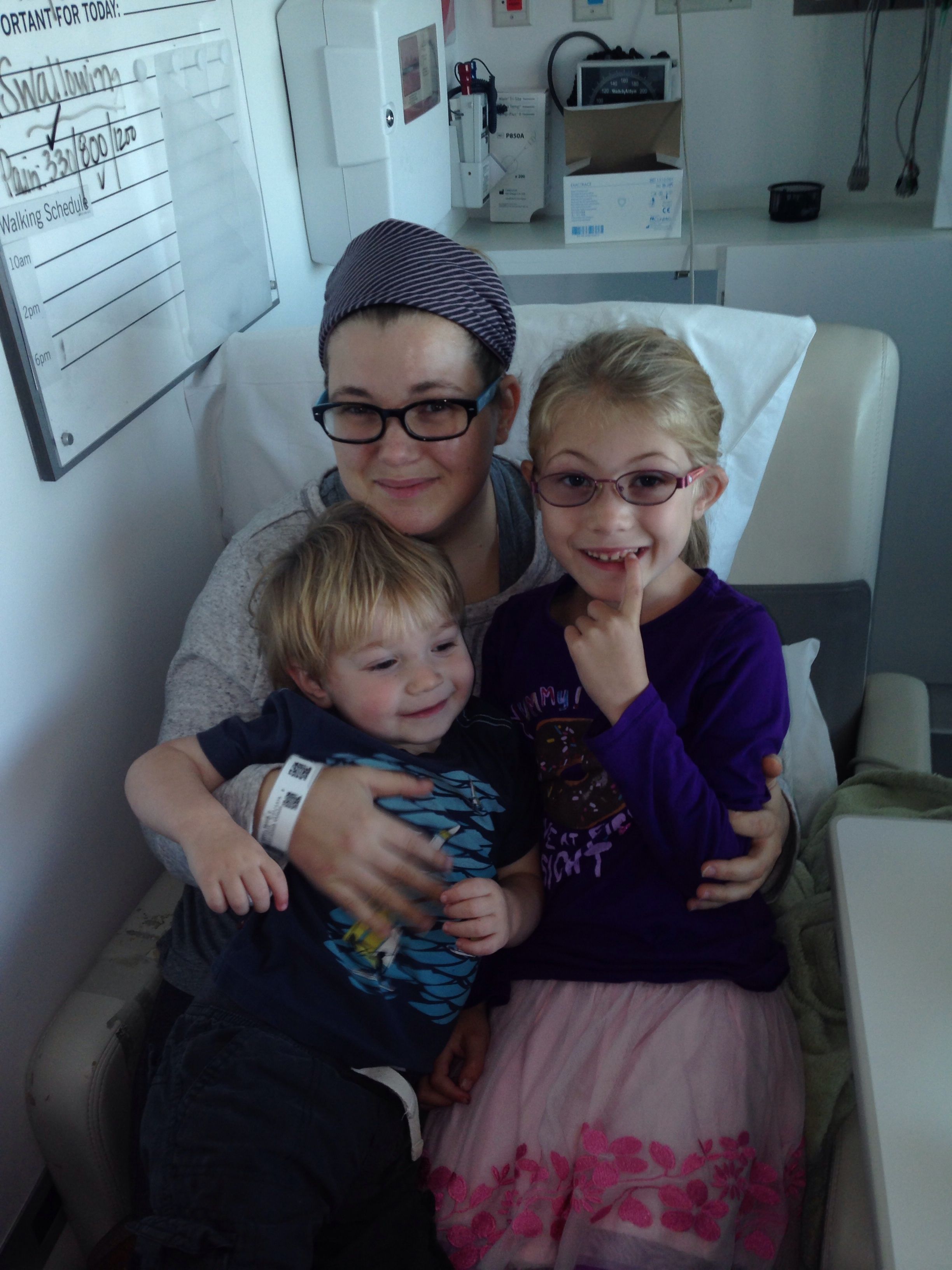 First time seeing my kids!