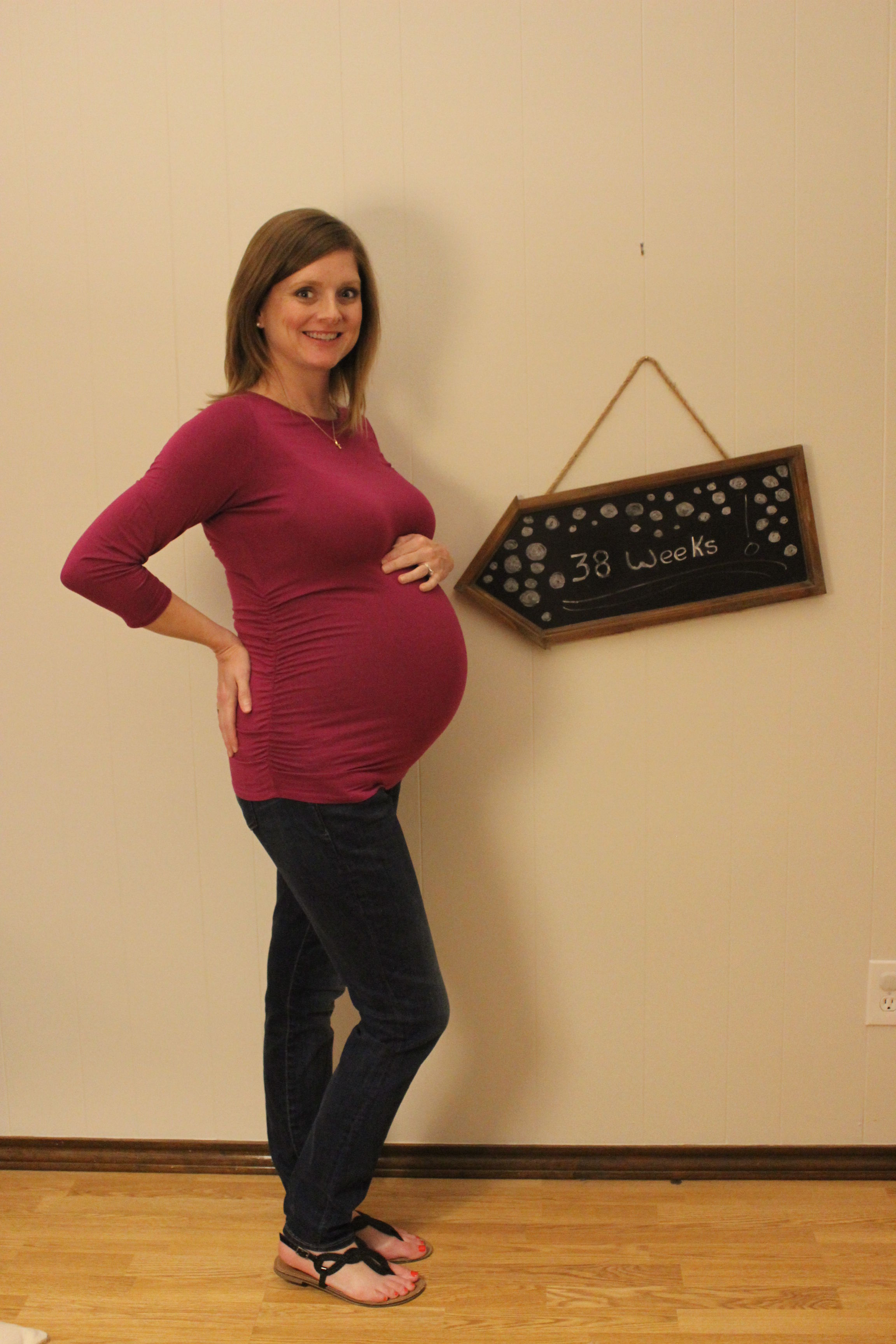 A year and a half after aortic valve and aneurysm surgery, I am two weeks away from giving birth to my first son!