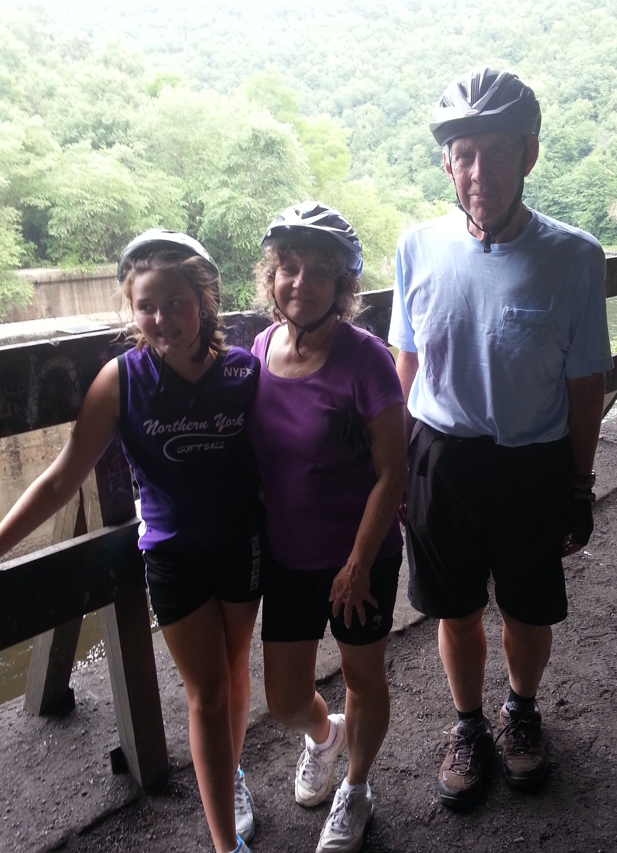 26 mile bike trip with grandaughter