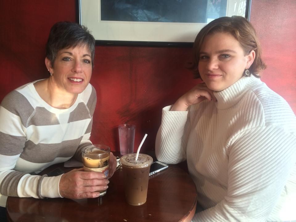 My daughter Sarah. Cannot wait to hug her with my newly fixed heart on Friday!