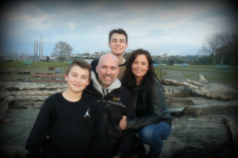 Christmas day, our evening walk long the Edmonds water front.
