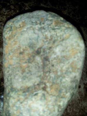 On my walk this morning in honor of my brother (and all ya all) I found this rock with his initial engraved in it. Sweet! I am going to clean it up and use something to enhance the J. ~ this is a very nice Christmas gift ~
