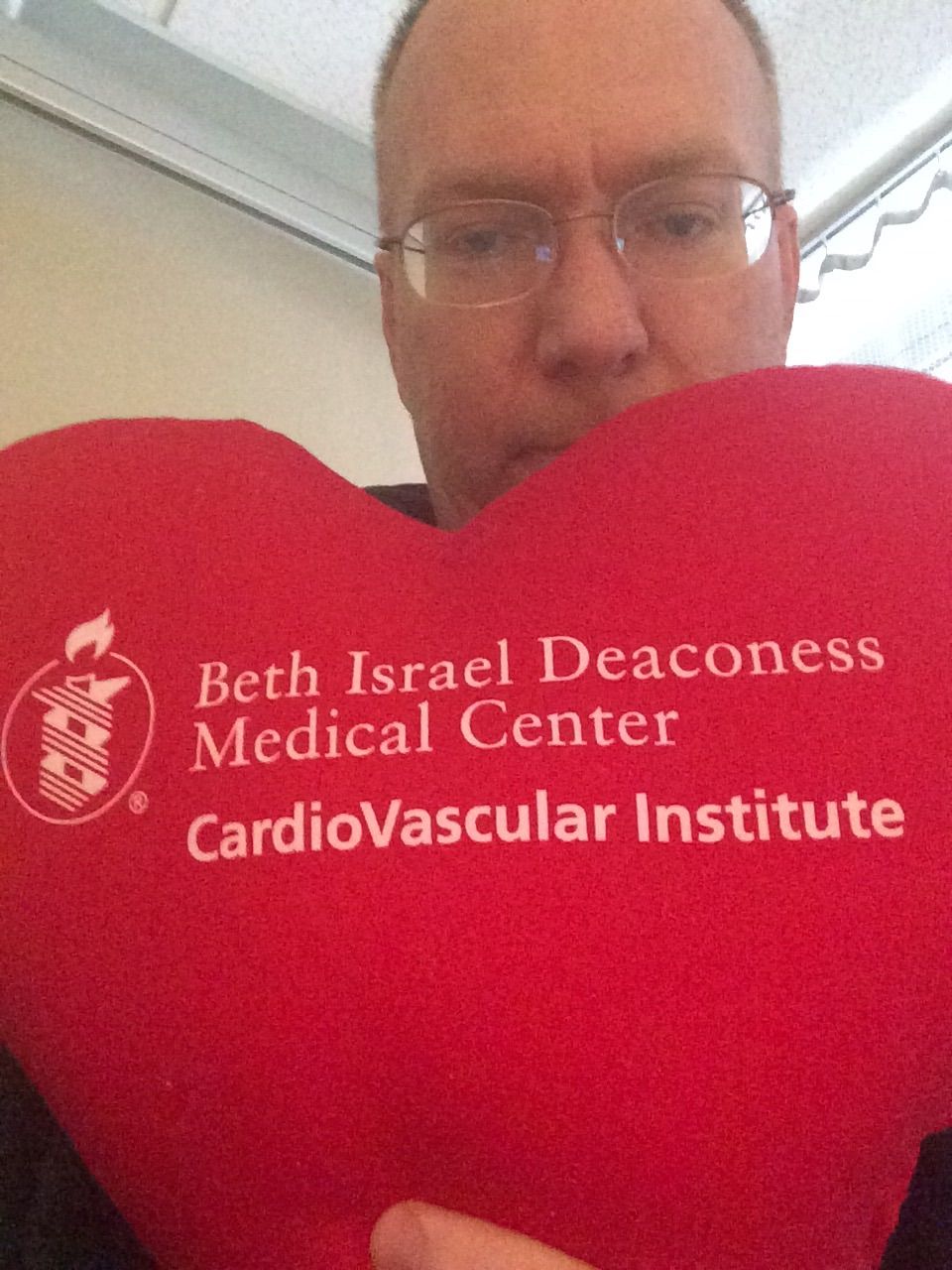 Day 4 post op with my heart pillow!