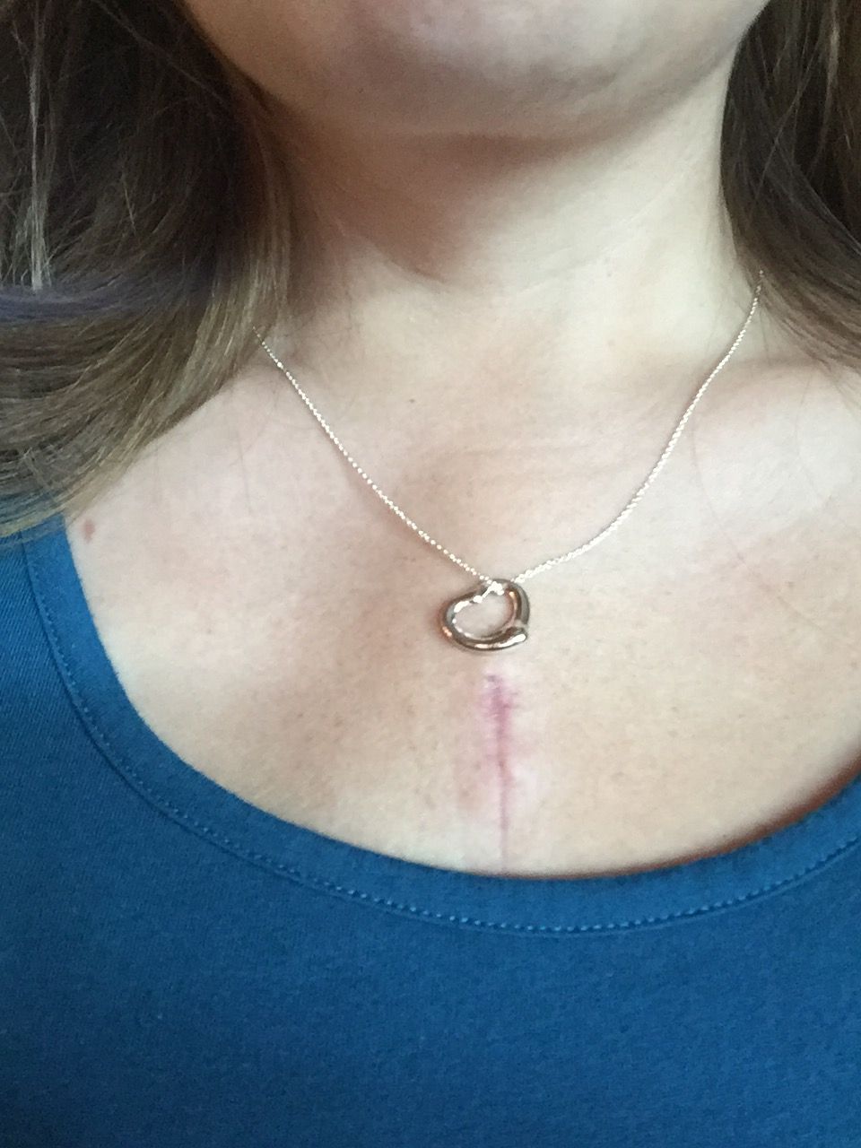 A surprise from my hubby-from a line at Tiffany & Co called "open heart"