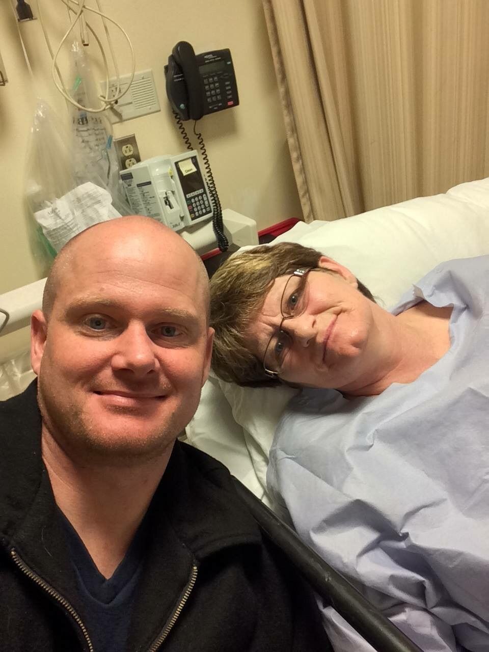 Right before I went to operating room