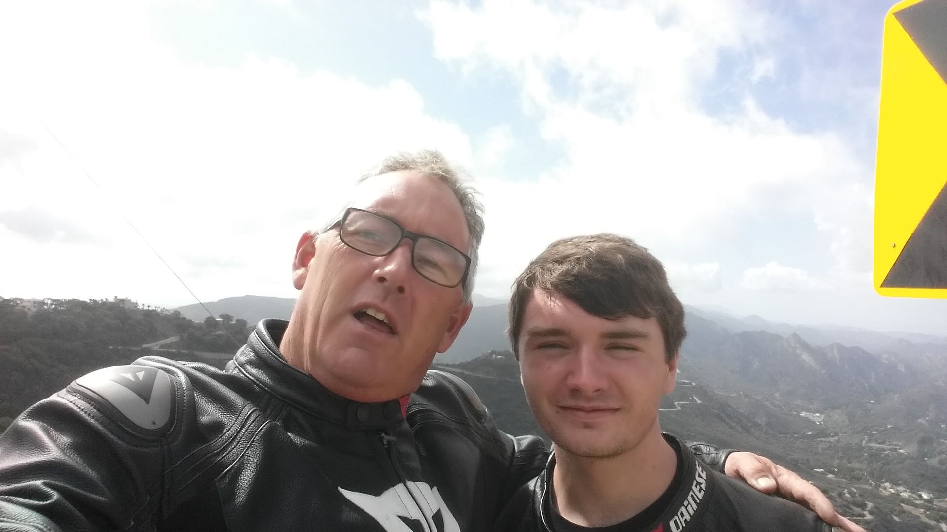 I hope to be riding motorcycles with my son again sone