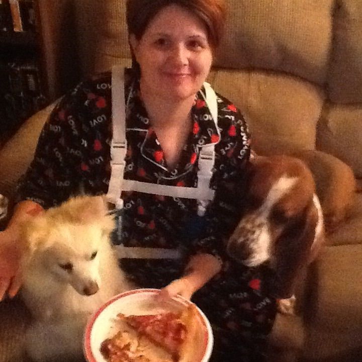 Home is where the Heart is! As well as the Doggies and pizza!