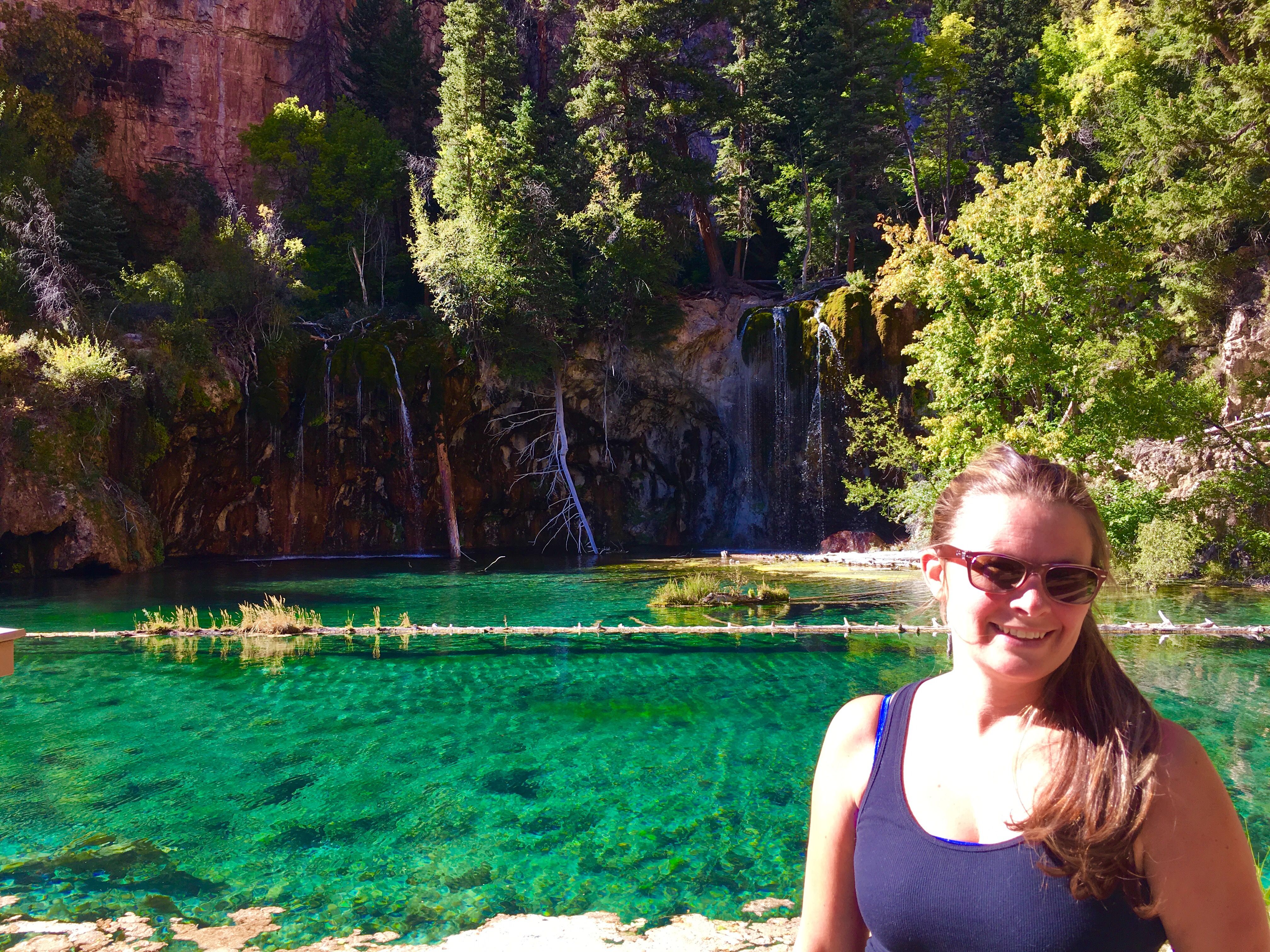 Made to my destination! One year post heart surgery hike! 6.5 miles and some crazy climbs! Worth it to see this beautiful hidden hanging lake.