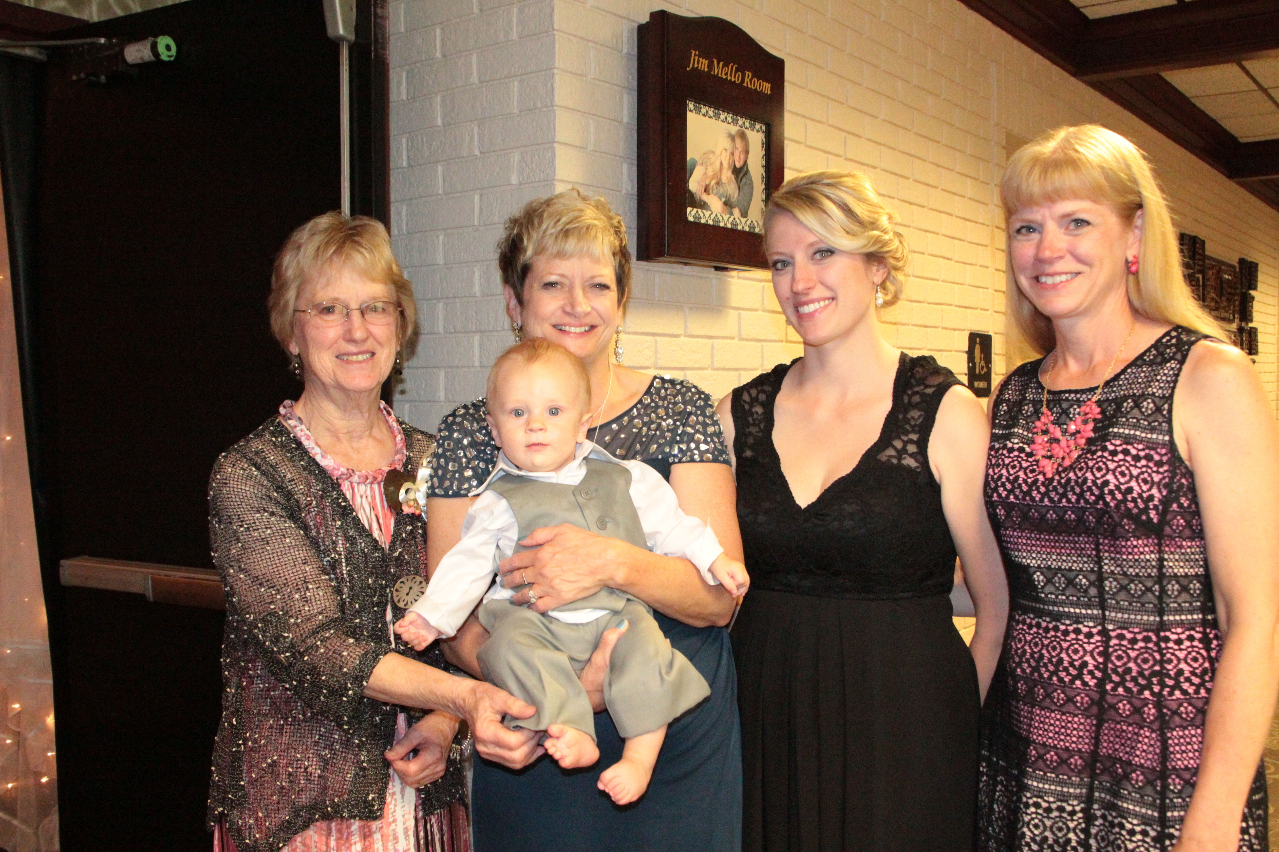 4 Generations and my sister at my son's wedding 10 days ago! Happy for heart valve surgery coming up to make sure I can have more of these pictures taken!