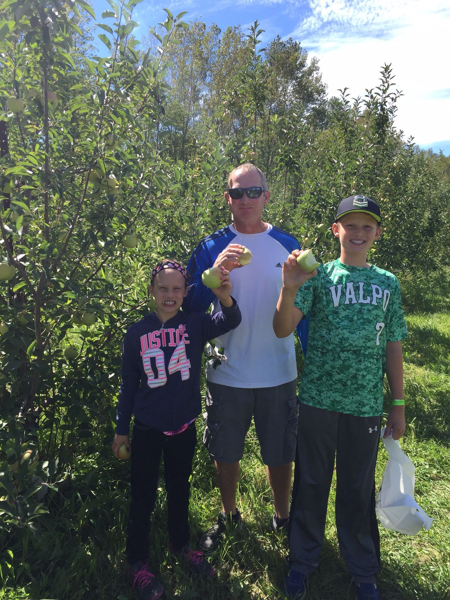 Apple picking fun
