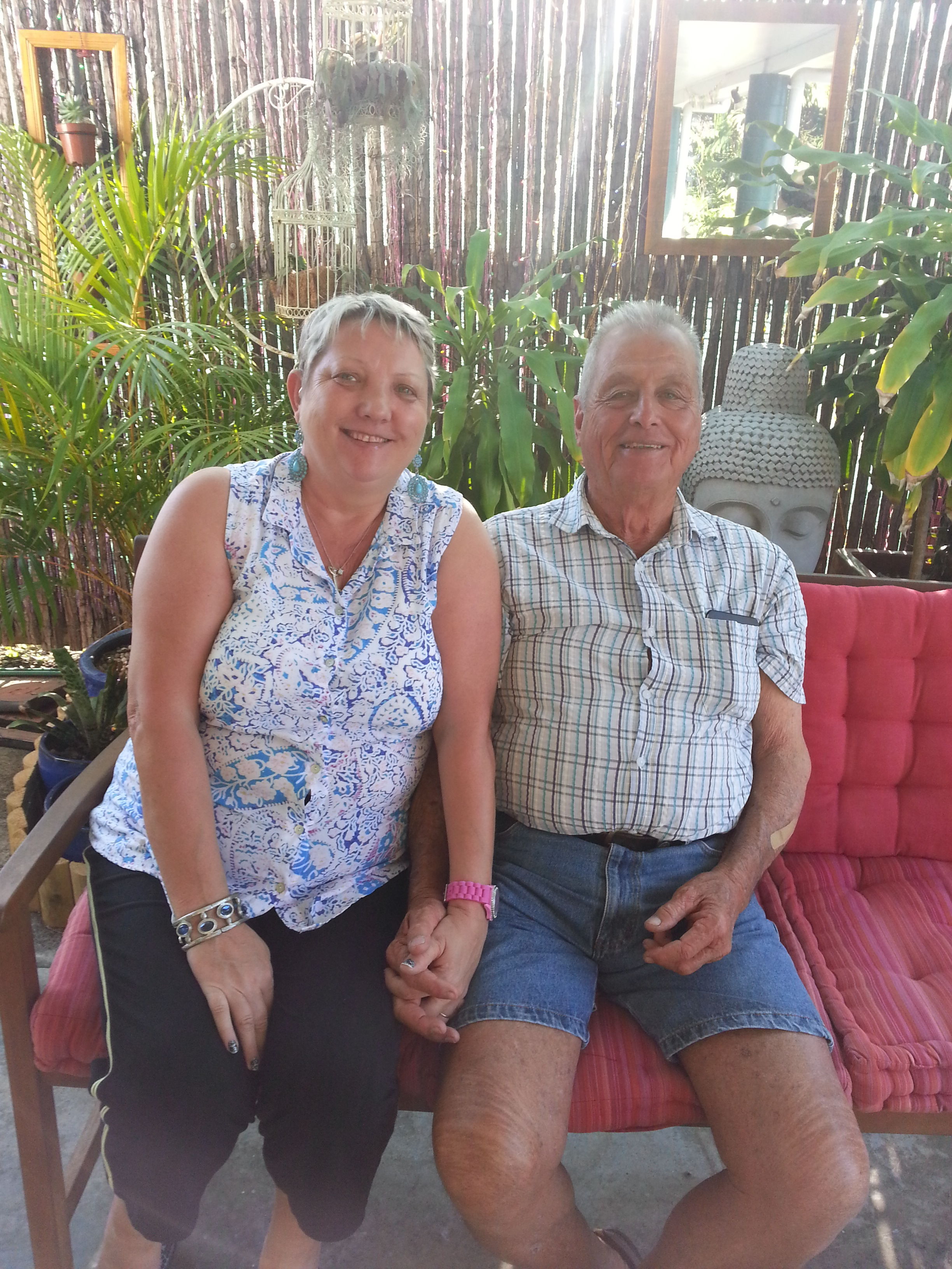 Lou the love of my life. We have been together for 6 1/2 years. We met at an old time dance class.
