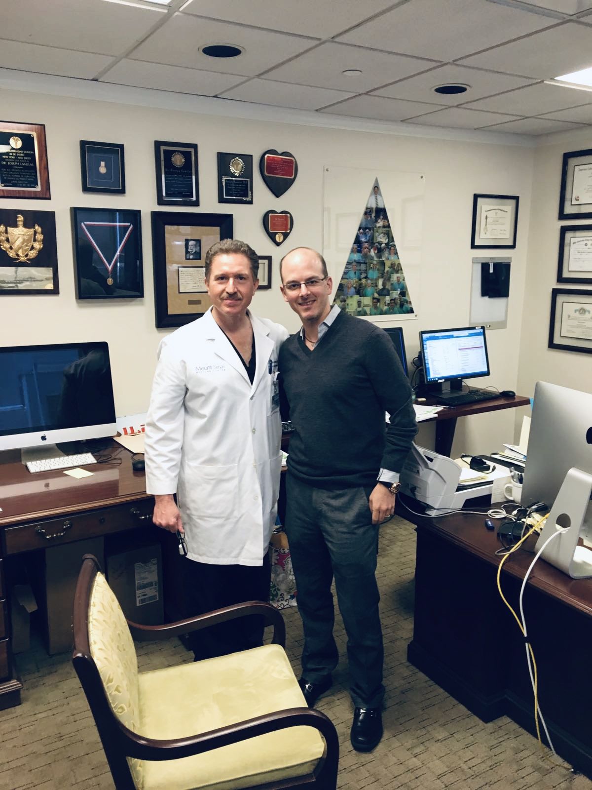 True miracle worker, Chief of Cardiac Surgery Dr. LÃ¡melas! 3+ years ago and going strong!
