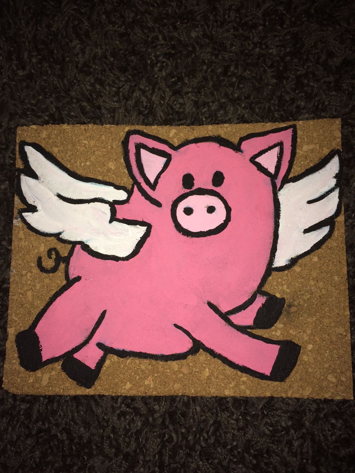 Happy 2016 to all my heart heroes! My 9 year old artist thinks pig valves can let you fly! We celebrate the pig all over our house. Our special time in history lets us all keep "flying"!