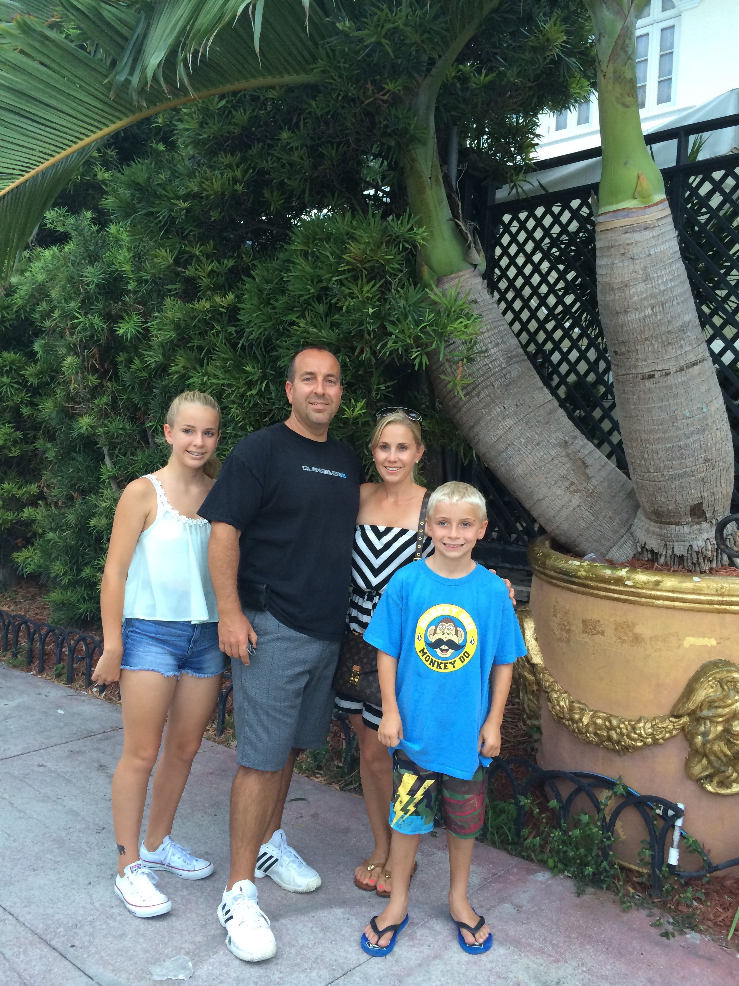 This is my family! This is my support system that will get me through my aortic valve surgery in the next 1-5 years! My wonderful husband of 21 years, my daughter 15 years old and my son 10 years old! This is who I live for everyday!