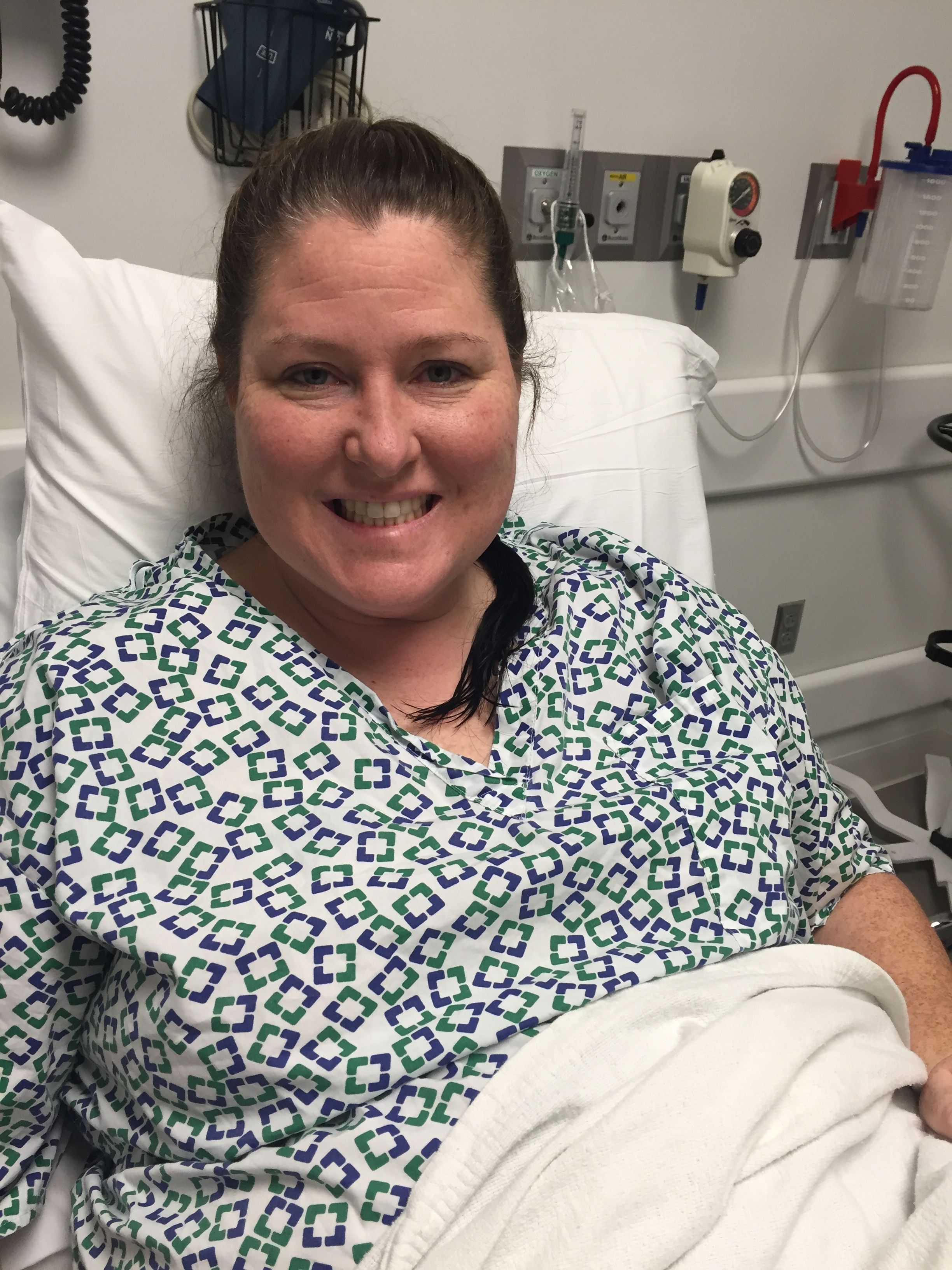Right before surgery!