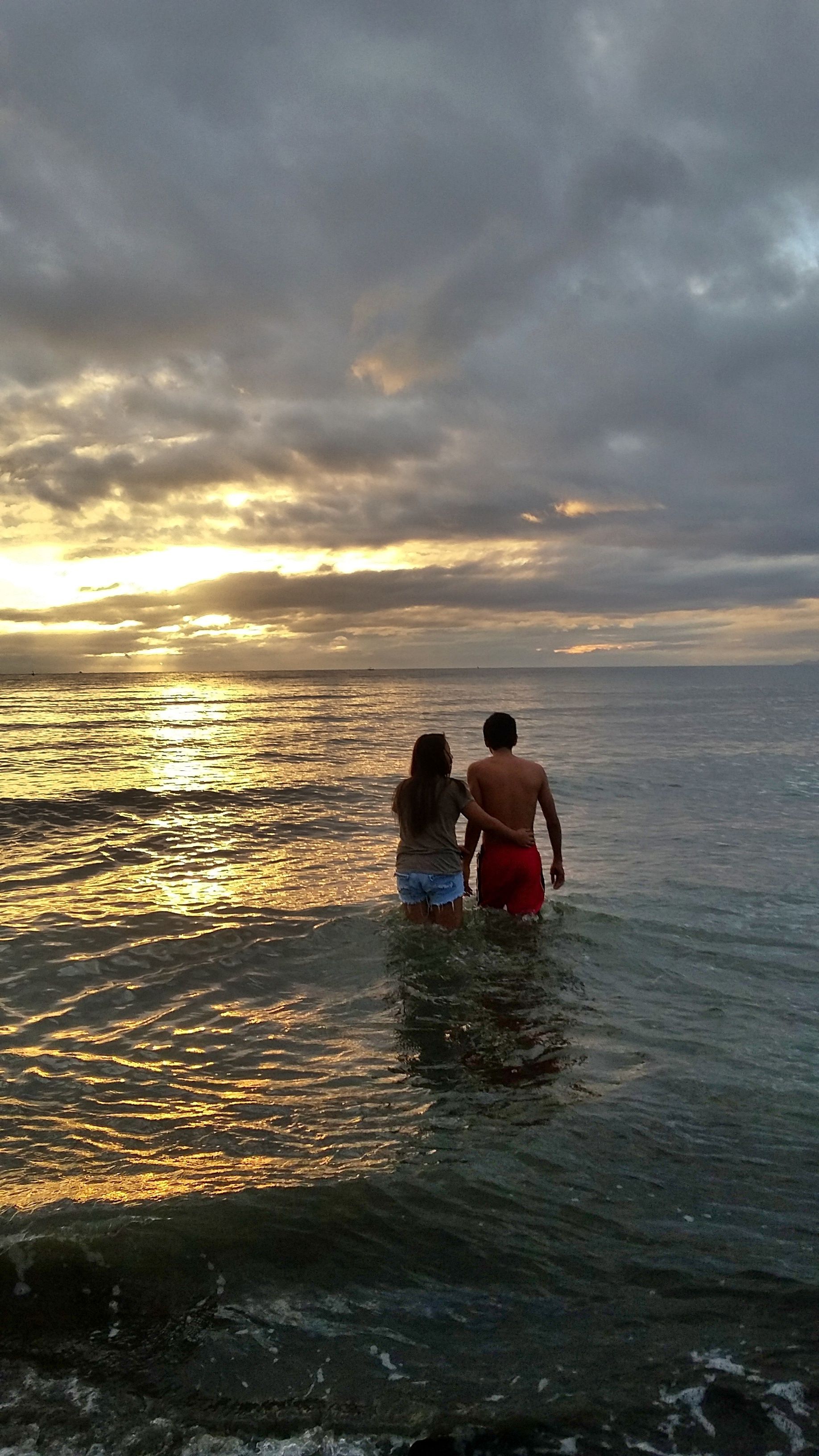 Woke up early for a morning swim at the beach...thank you Lord for the gift of life and love.