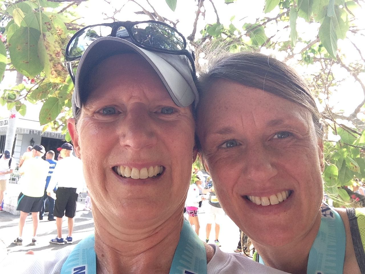 My niece, Dawn, and I after we finished a half marathon this past weekend! It's my 8 month anniversary today from OHS; it's been a long road but I'm so grateful to be healthy and able to accomplish the training and the race. Sending good wishes and suppor