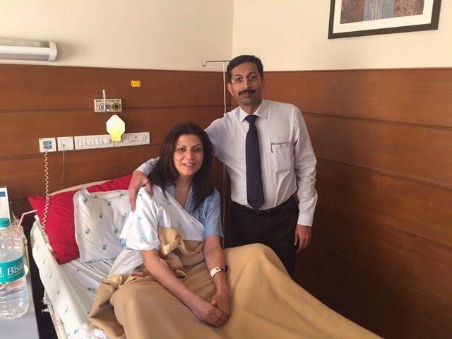 My rock star Doc! Dr Sathyaki Nambala of The Apollo hospital Bangalore,who in a country like India is one of the first to do a micro invasive surgery. A true maverick â¤ï¸
