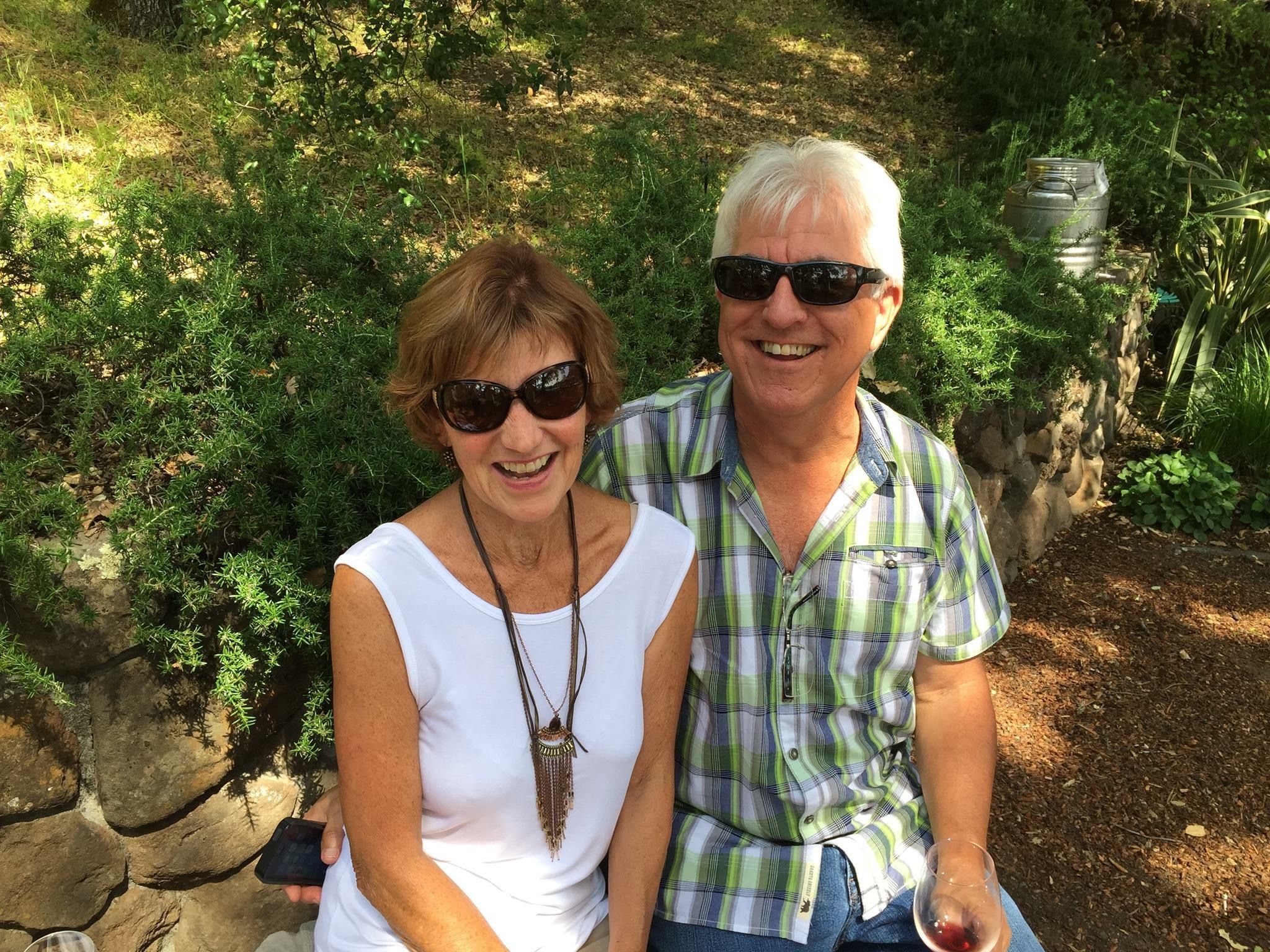 A year ago at Hafner Vineryards in Healdsburg. We will be back soon!