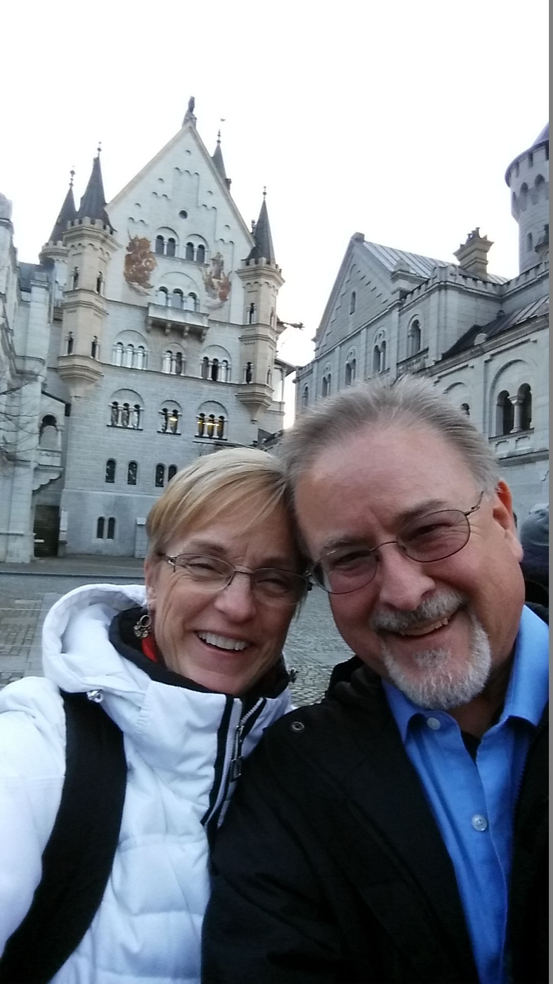 Me and my girl. Neuschwanstein Castle, Germany, Dec. 2016.