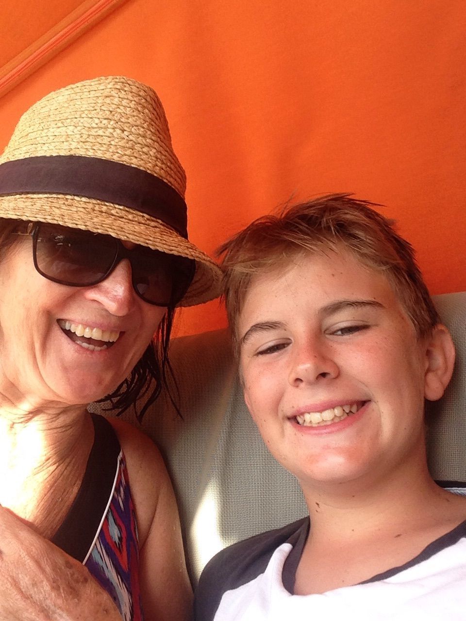 Here with my youngest son, celebrating his 13th birthday!!!